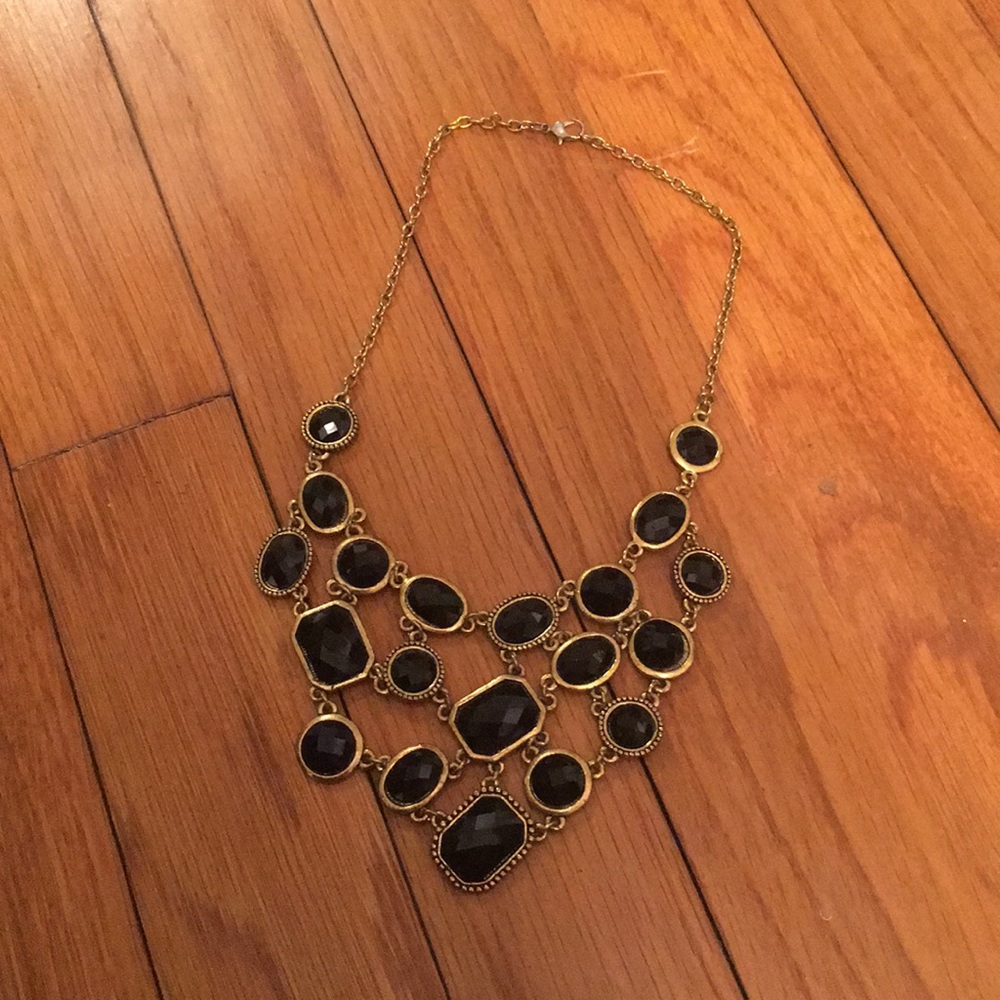 Black and gold necklace